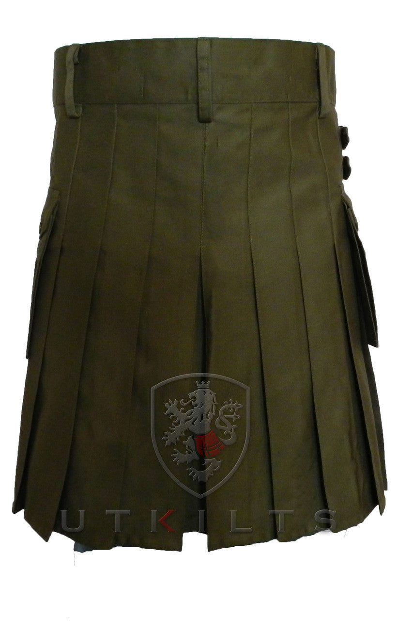 Standard Olive Green Utility Kilt