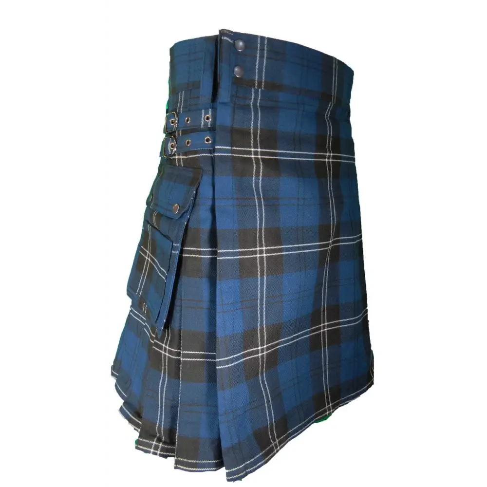 Standard Ramsay Blue Tartan Utility Kilt - Chief Miller Apparel