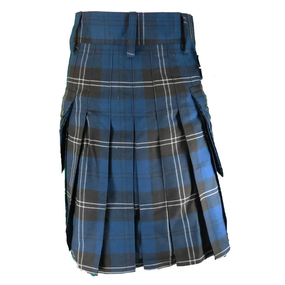 Standard Ramsay Blue Tartan Utility Kilt - Chief Miller Apparel