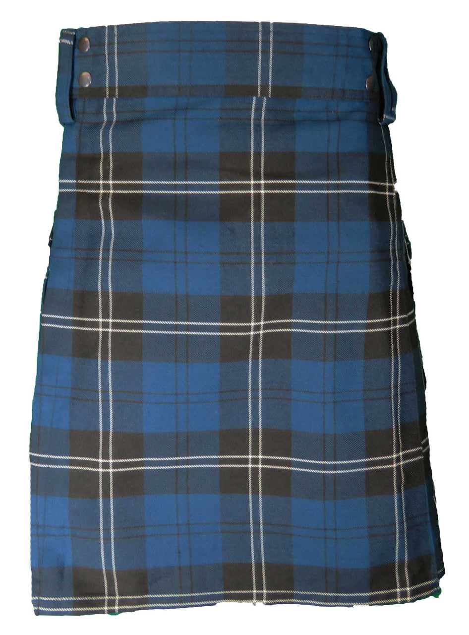 Standard Ramsay Blue Tartan Utility Kilt