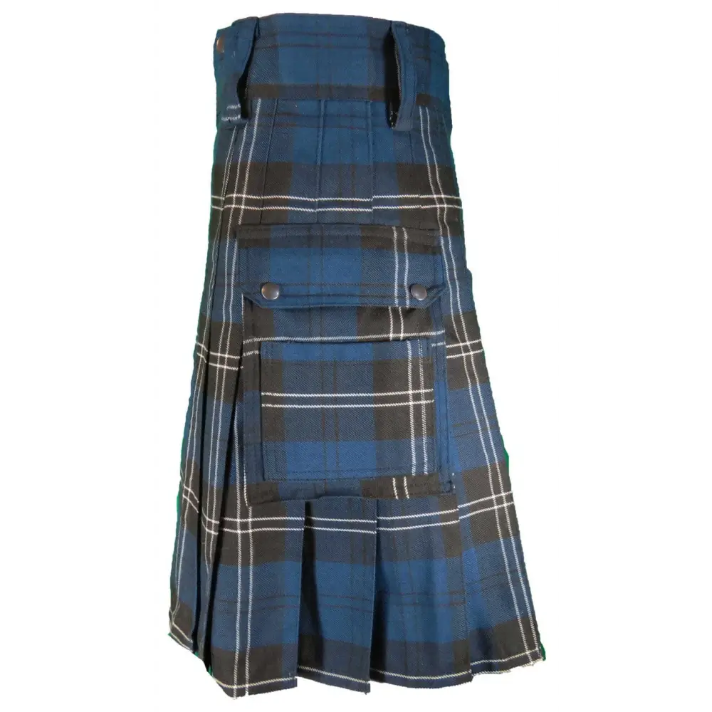 Standard Ramsay Blue Tartan Utility Kilt - Chief Miller Apparel