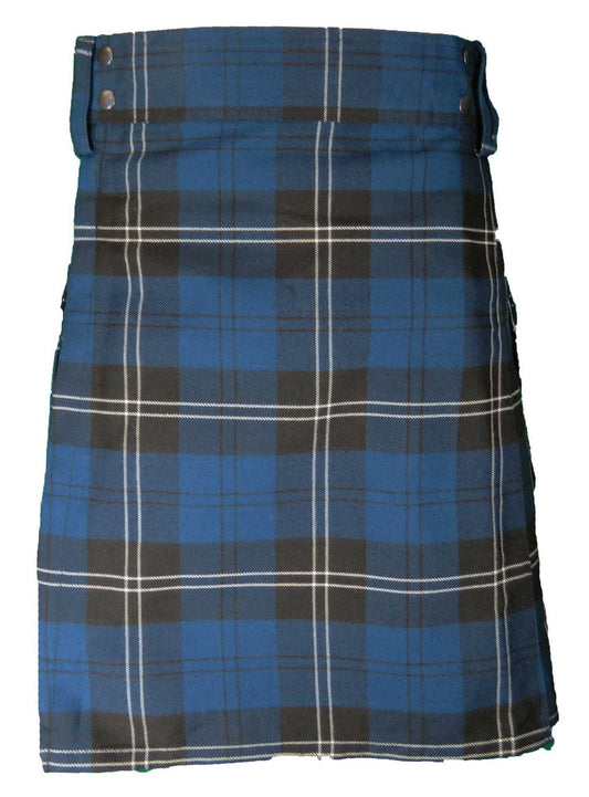 Chief Miller Standard Ramsay Blue Tartan Utility Kilt Apparel