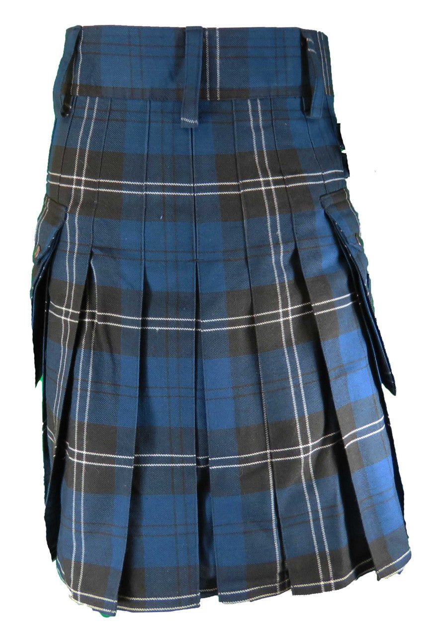 Standard Ramsay Blue Tartan Utility Kilt