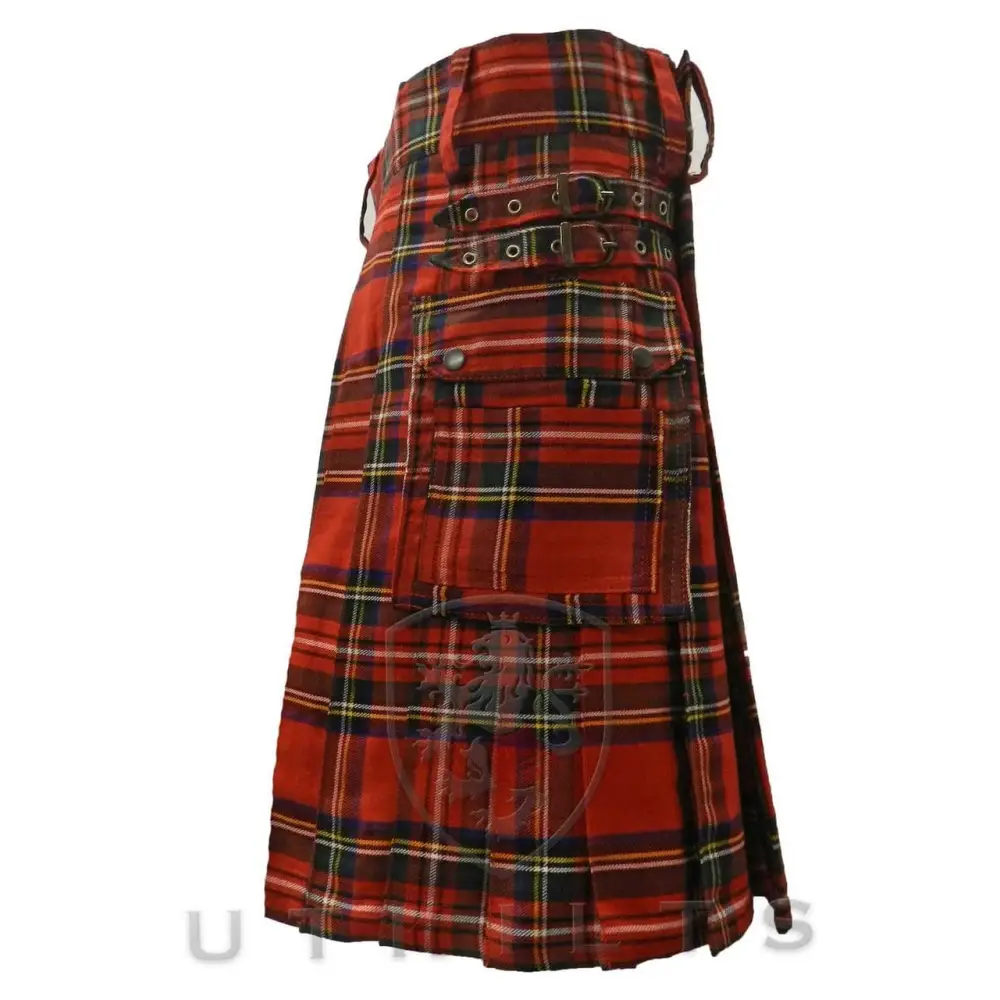 Standard Royal Stewart Tartan Utility Kilt - Chief Miller Apparel