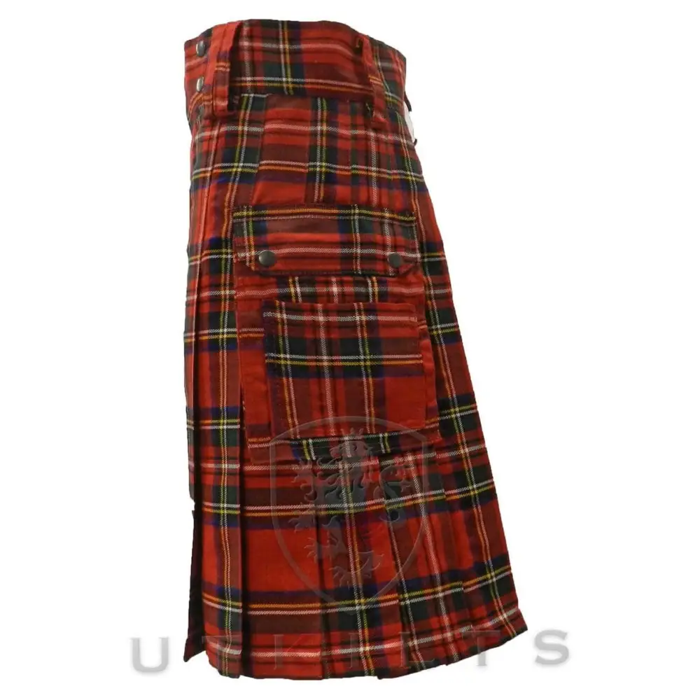 Standard Royal Stewart Tartan Utility Kilt - Chief Miller Apparel