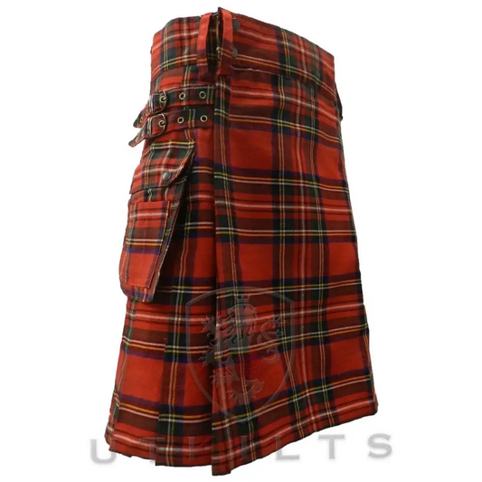 Standard Royal Stewart Tartan Utility Kilt - Chief Miller Apparel