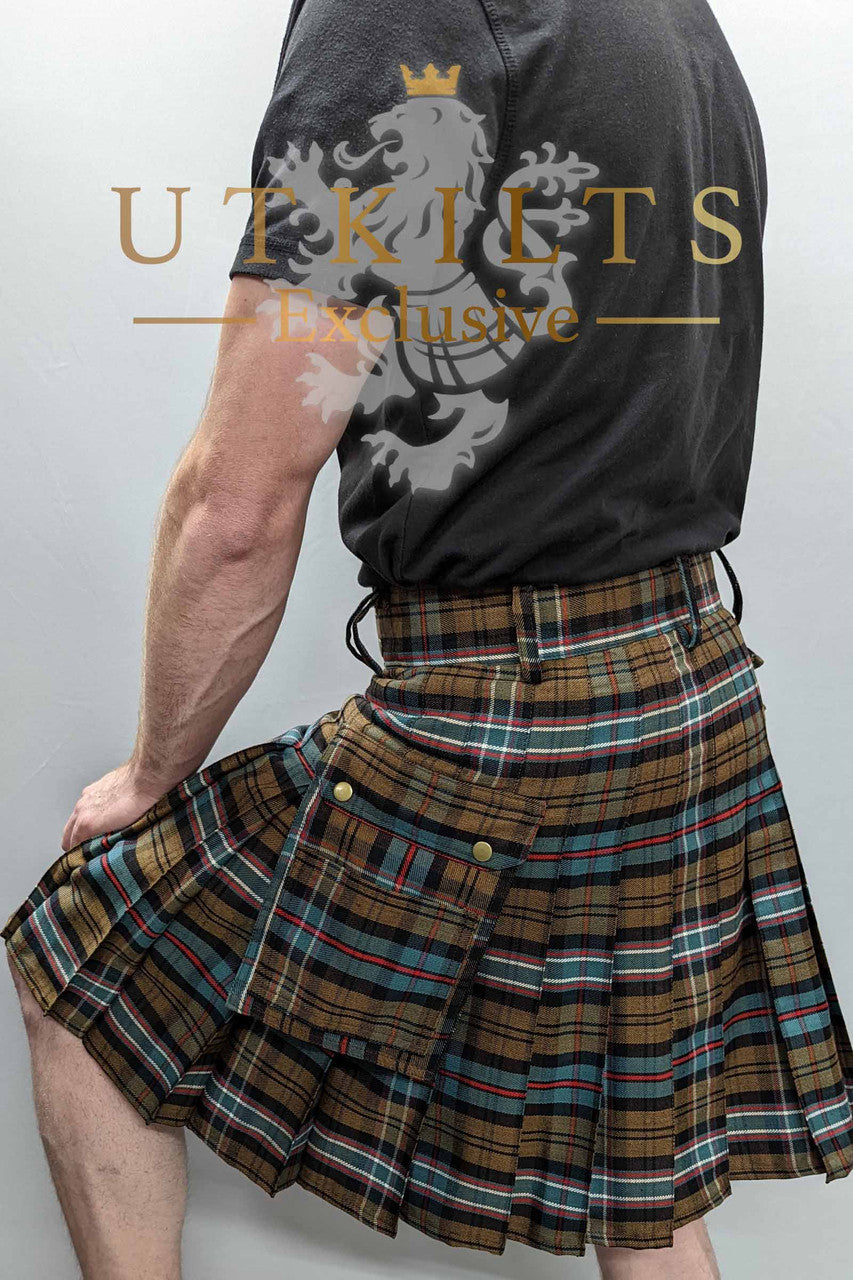 Standard Scottish National Weathered Tartan Utility Kilt