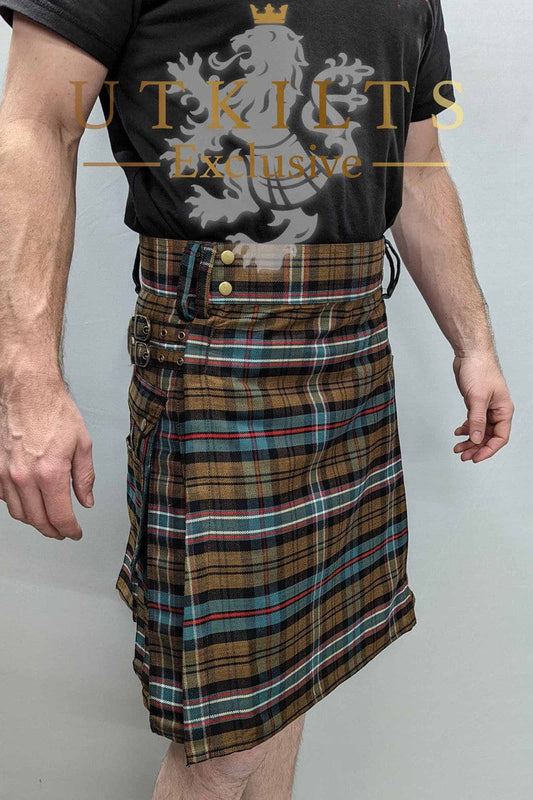 Chief Miller Standard Scottish National Weathered Tartan Utility Kilt Apparel