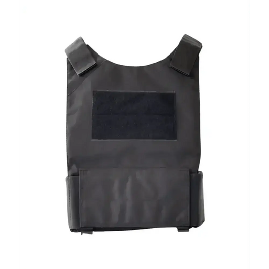 Black Tactical Bulletproof Vest - Stealth Low Visibility Concealed Body Armor Carrier