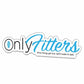 Sticker design for Only Fitters featuring tagline for first responders and firefighters