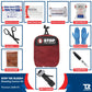 STOP THE BLEED Bleeding Control Kit - Premium (SAM XT) with QuikClot / Black - Bleeding Control Kit