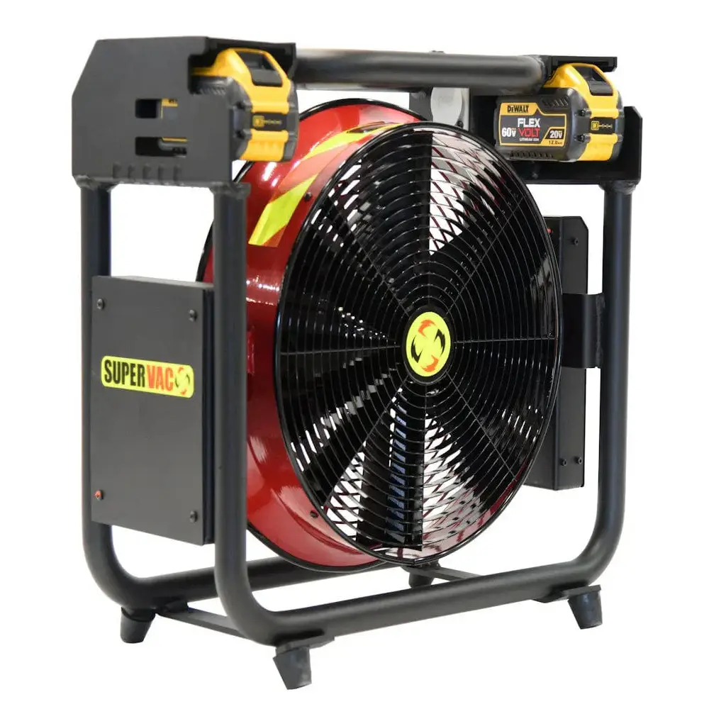 Chief Miller Super Vac V16-BD 16" DeWalt Battery Powered Positive Pressure Ventilator Apparel