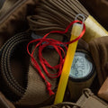 Survival gear in a bag featuring M-Tac Glow Sticks 6’’ set of 5 for emergencies