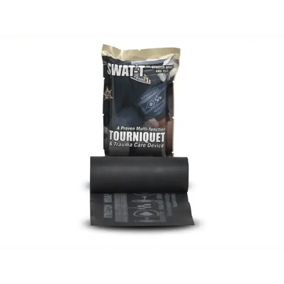 SWAT-T Tourniquet in black packaging for extremity bleeding and emergency care