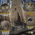 M-Tac Tactical Pants Aggressor Gen.II Flex with reinforced knees and adjustable waist