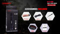 Tactical E11-G2 1300 Lumen Rechargeable EDC Flashlight with Type-C Charging Accessories