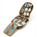 Tactical medical kit pouch with organized compartments for Scherber Premium IFAK supplies