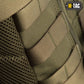 Tactical mesh and nylon webbing with MOLLE straps for M-Tac Assault Pack in olive drab