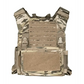 Tactical military vest in desert camouflage with MOLLE webbing - QRF Low Visibility Minimalist