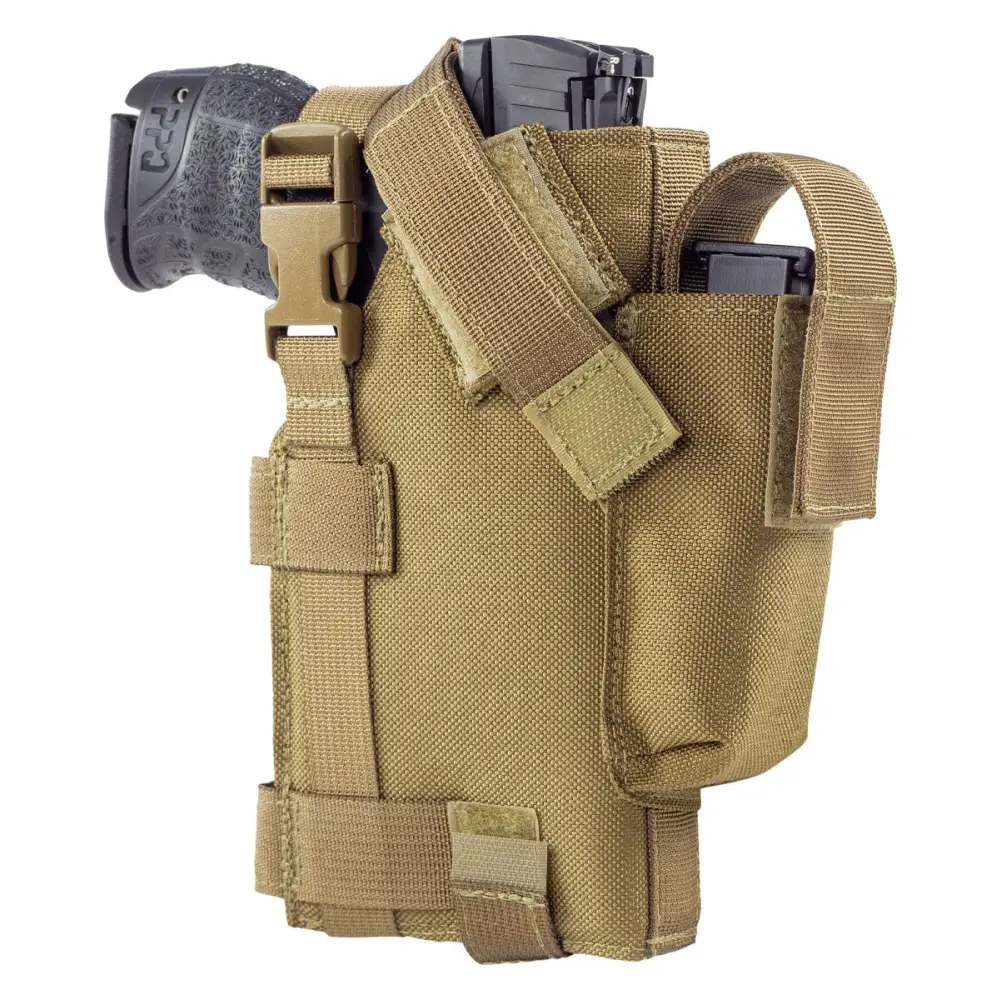 Tactical MOLLE Holster - Coyote Tan / Right / 7690 - Tactical Holsters