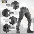 Tactical Pants Conquistador with specialized pockets and adjustable features by M-Tac