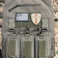 Redemption Tactical Crusader 2.0 XL plate carrier vest with modular attachments and patches
