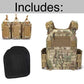 Redemption Tactical Crusader 2.0 plate carrier vest with magazine pouches and mesh pad
