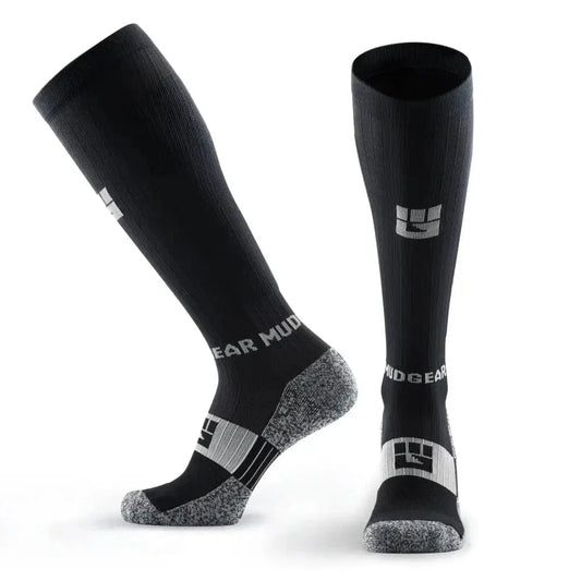 Chief Miller Inventory Tall Compression Socks (Black/Gray) Apparel