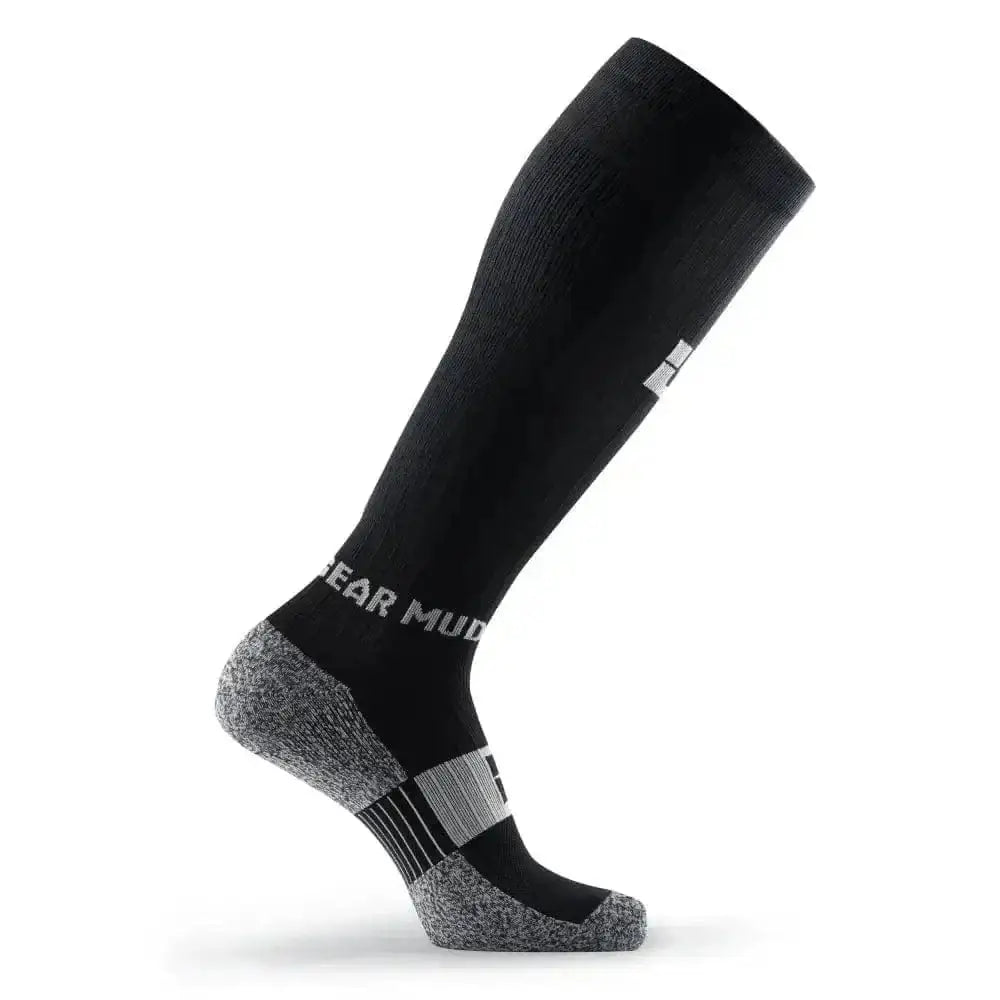 Chief Miller Inventory Tall Compression Socks (Black/Gray) Apparel