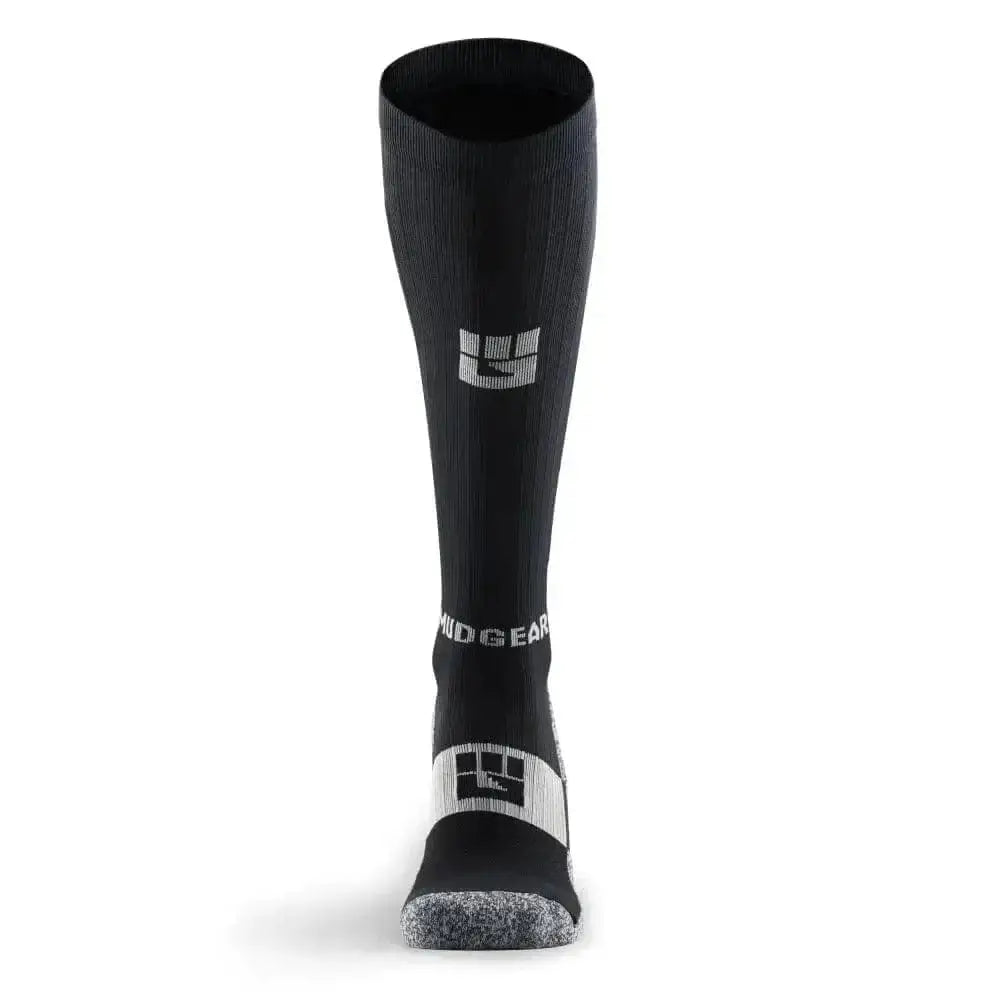 Chief Miller Inventory Tall Compression Socks (Black/Gray) Apparel