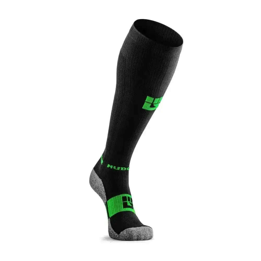 Chief Miller Inventory Tall Compression Socks (Black/Green) Apparel