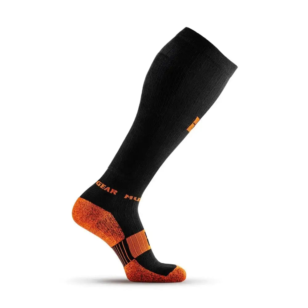 Chief Miller Inventory Tall Compression Socks (Black/Orange) Apparel