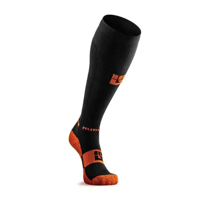 Chief Miller Inventory Tall Compression Socks (Black/Orange) Apparel