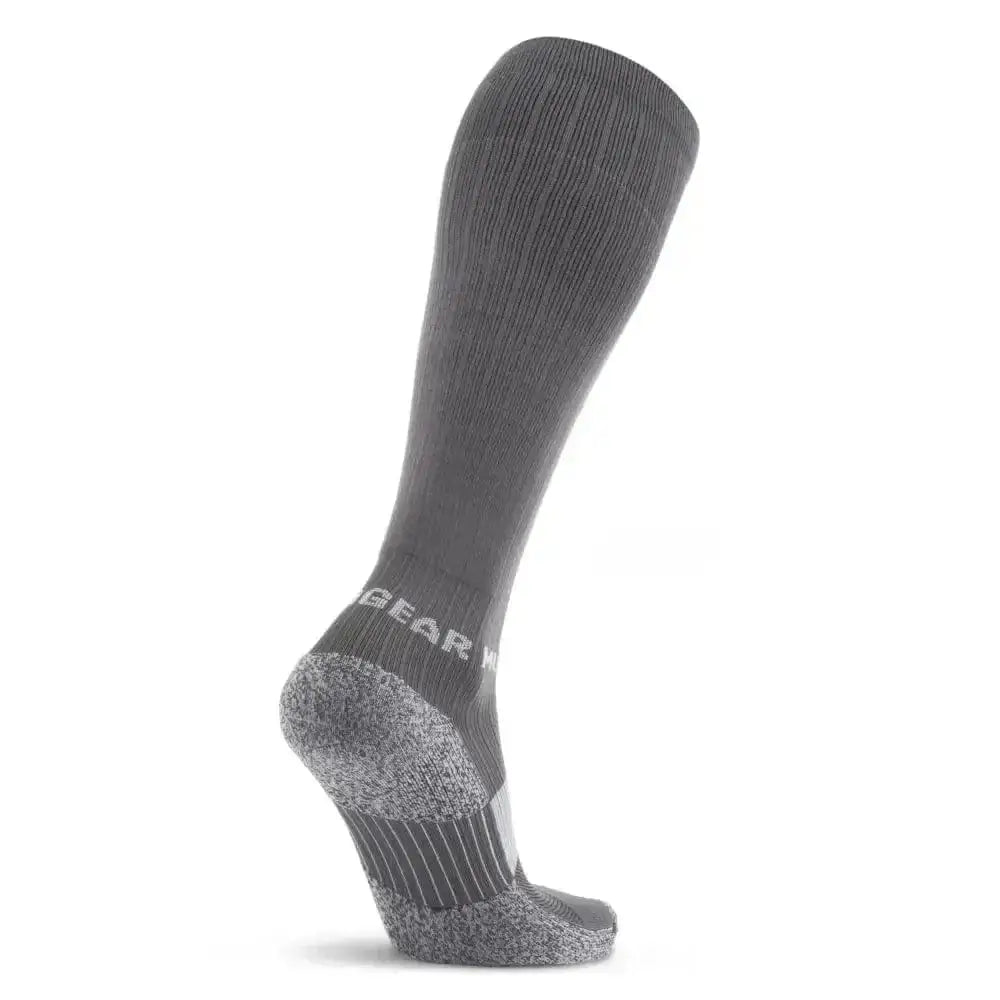 Chief Miller Inventory Tall Compression Socks (Gray/Gray) Apparel