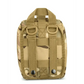 Tan camouflage tactical medical pouch with MOLLE straps, Scherber Premium IFAK