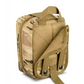 Tan camouflage tactical medical pouch with MOLLE for Scherber Premium IFAK Kit