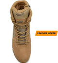 Tan leather work boot for first responders, firefighter, police from MAG STORM 8’’ Desert Tactical Boot SZ WP