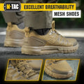 Tan mesh shoes from M-Tac Sneakers Summer Sport, perfect for summer sport activities