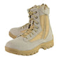 Tan Milwaukee Leather Desert Sand 9-Inch Leather Swat Style-Tactical Combat Boots