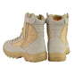 Tan Milwaukee Leather Desert Sand 9-Inch Leather Swat Style-Tactical Combat Boots