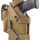 Tan Tactical MOLLE Holster with adjustable straps for large frame autos and snap closures