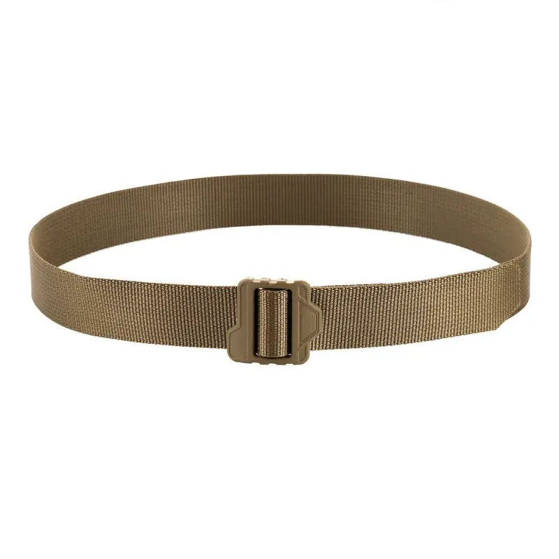 Tan M-Tac Lite Tactical Belt Gen.II with plastic buckle in durable nylon material