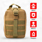 Tan tactical pouch for Trauma IFAK Kit, ideal for first responders, firefighters, police