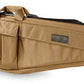 Tan Assault Systems Tactical Rifle Case with multiple storage compartments