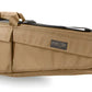 Tan Assault Systems Tactical Rifle Case with compartments and straps for storage