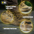 Tan tactical running shoes from M-Tac Sneakers Summer Sport, ideal for summer sport activities