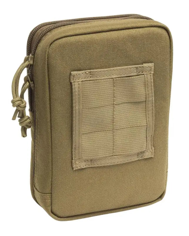 Coyote tan tactical utility pouch with MOLLE webbing for Liberty Gun Pack storage