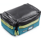 Teal and black insulated delivery bag with reflective stripes for Scherber Premium Responder Trauma Kit