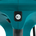 Teal light control button with white symbol on Makita GEC01PL4 80V XGT® Brushless cutter