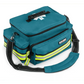 Teal Scherber First Responder Bag with reflective stripes and compartments for EMT EMS trauma